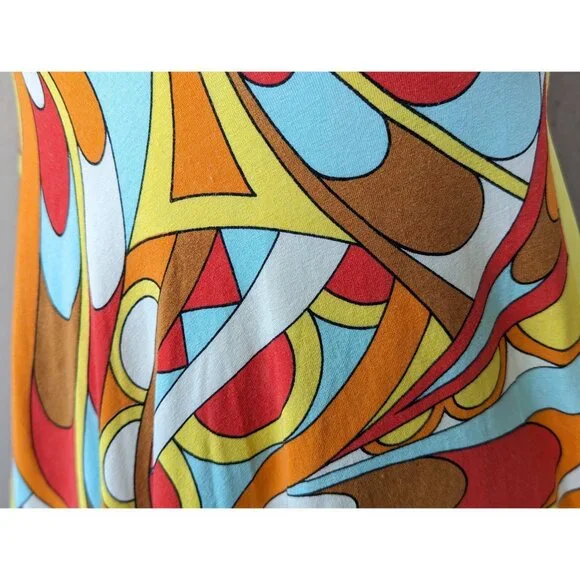 💜Colorful Geometric Print Dress by Satrustegui for Rebellion Dogs - Picture 7 of 13